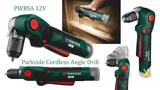 Parkside Cordless Angle Drill PWBSA 12 A1 TESTING
