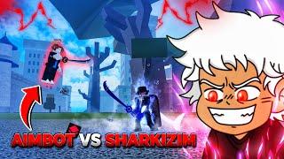 Fui PVP com um Hacker de Aimbot no Blox Fruits - Sharkizim ​ 