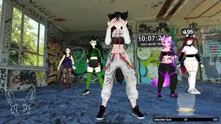 VRChat Group Dance Class with Dusty | Choreography Dance Tutorial  | "Uncovered" - Braaheim