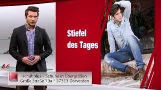 Herren Stiefel in Übergrößen. Große Schuhe bei schuhplus. Schuh des Tages - 05.05.2015