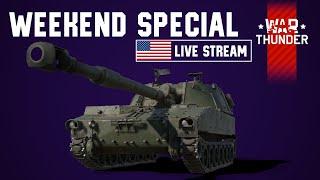 Weekend Tank Battles! Rolling Out with 6.3 USA Tanks - War Thunder Live