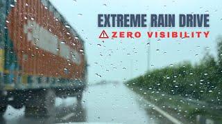 EXTREME RAIN DRIVE | A Road Trip to SriGanganagar