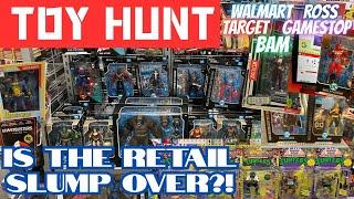 TOY HUNT | Awesome Finds @ Walmart & BAM! Target Slowly Picking Up? #toyhunt #toys #ross #superman