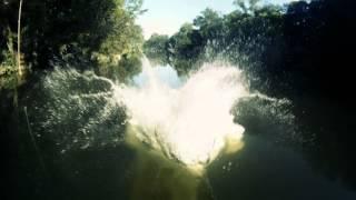 Amazing cliff jumping