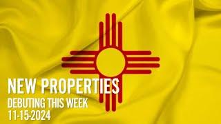 New Mexico Land For Sale: New Properties Debuting This Week, 11-15-2024