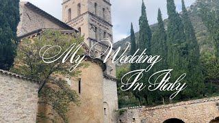 Planning my dream destination wedding in Umbria Italy | Abbazia San Pietro in Valle | Blanc Weddings