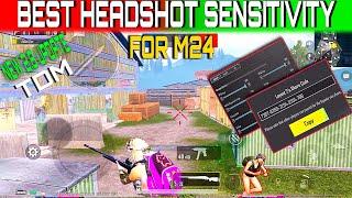 NEW 2.8 UPDATEBGMI M24 AUTO HEADSHOT SETTINGS | TDM HEADSHOT SENSITIVITY | M24 TIPS AND TRICKS