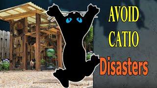 DIY Cat Enclosure: avoid DISASTERS  - Don't miss these.