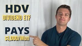 How Big Of A Paycheck Does HDV Pay || HIGH Dividend Bear Market ETF