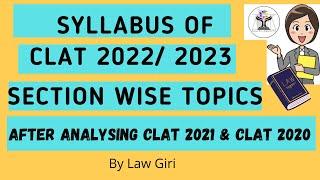 Syllabus of CLAT 2024 |Syllabus of CLAT 2024 |Analysis of CLAT 2023|CLAT 2022 Preparation & Strategy