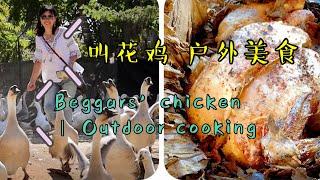 Beggars' chicken | Wood fired cooking | 叫花鸡  户外美食