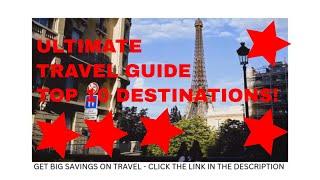 Travel Guide - Top 10 Best places in the world! (AMAZING MUST SEE)