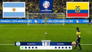 Argentina vs Ecuador ● Penalty Shootout | Quarter Final | Copa America 2024