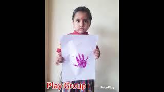 Craft Activity: palmprint...MBC PLAY HOUSE..