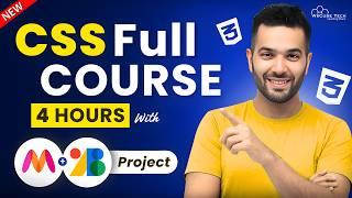 CSS Full COURSE for Beginners in 4 HOURS | Learn CSS in 2025 with Practical