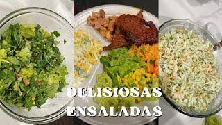 ENSALADAS SUPER FACILES DE HACER!!