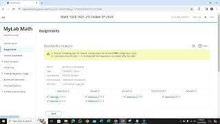 Pearson MyLab MATH Section 3.5 homework |Math 1020.1021.21 Online SP 2024| @PearsonProTips