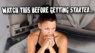 VANLIFE | Tips You NEED to Know Before Starting! # @Creativity RV ​