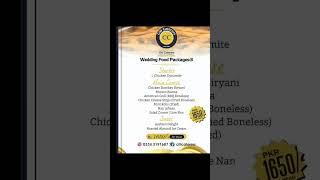 Citi Caterers "5 Packages" #food #packages #Caterering #Menu #Karaachi