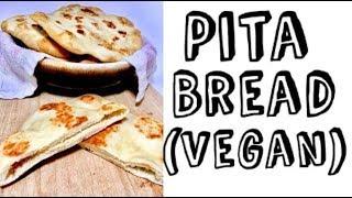 Vegan Pita Bread Recipe | Pita Bread Recipes Ideas | Midnight Munchies and More