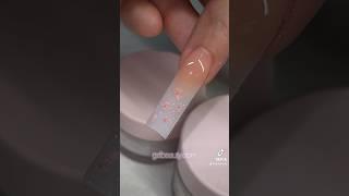 Ombré with Encapsulated Flowers | Acrylic Nails Mini Tutorial