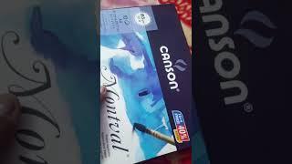 Canson water colour paper #creativitywithaera #shortvideo #artmaterial #painting