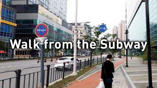 [풍무 센트럴푸르지오 ↔ 풍무역 2번출구] Walk from the Subway - 지하철역까지 얼마나 걸릴까?