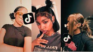 TikTok compilation | black girl natural hairstyles 4 all types:)