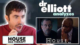 Doctor REACTS to House MD | Dr Elliott Analyzes House in Therapy in "Baggage" | Dr Elliott