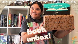 Fairy Loot & Owl-crate January 2024 Book unboxing