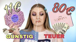 GÜNSTIG vs. TEUER | Lohnt sich teures Make-up wirklich? 