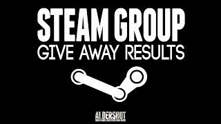 Steam Group Giveaway results