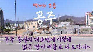 공주 중심지 대로변 넓은 나대지 매매 총 2,637㎡(798평), 주상복합 최적지