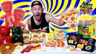 THE EVERYTHING GUMMY FOOD CHALLENGE! (10,000+ CALORIES)