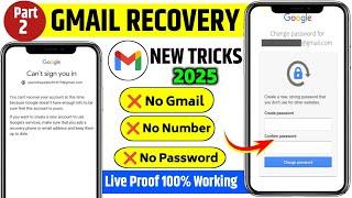 Gmail account recovry 2025 || How to recovr gmail account without password || gmail recovery  part 2