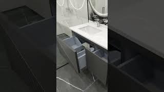 Современная мебель для ванной комнаты #мебель #ванная #ваннаякомнатадизайн #интерьер #интерьерванной