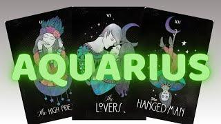 AQUARIUS ️️IF YOU SEE THIS VIDEO BEFORE MONDAY 28TH IT IS YOUR SIGNAL️ OCTOBER 2024 TAROT