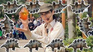 ちかささん＆ステゴザウルス回【USJ】ジュラシック・パーク・ダイナソー・ミート＆グリート 2024.4.4（木）10:25