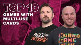 Top 10 Games With Multi-Use Cards - BGG Top 10 w/ The Brothers Murph