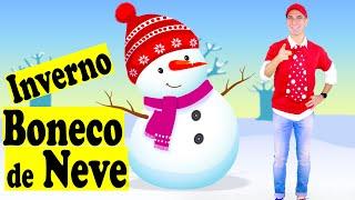 Sou um Boneco de Neve - Inverno | Música Infantil | Prof. Idalecio