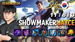 DK ShowMaker JAYCE vs JAX Top - Patch 14.24 KR Ranked | lolrec