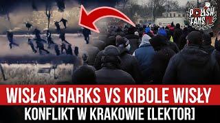 Wisła Sharks vs kibole Wisły - konflikt w Krakowie [LEKTOR] (21.03.2021 r.)