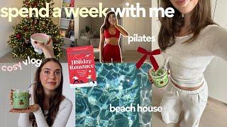 vlog: spend a week with me! 2024 reflecting, beach house, date night, friends