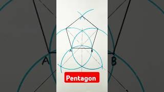 how to construct pentagon | Pentagon Construction