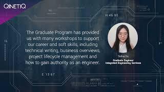 QinetiQ's Graduate Development Program Support - Selina Hu - 2022