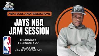 NBA Picks & Predictions Thursday 2/20/25 | Jay's NBA Jam Session