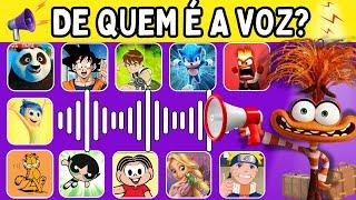  ADIVINHE O PERSONAGEM PELA VOZ | Desafio das Vozes l De quem é a voz? QUIZ