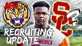 Could No. 1 DL Jahkeem Stewart Pick USC Trojans Over LSU? | Tigers Class In Danger Of Falling Apart?