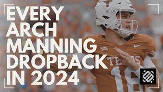 Arch Manning: Every dropback from the 2024 season