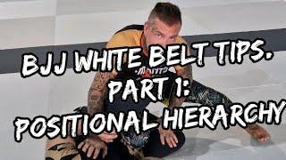 BJJ White Belt Tips. Part 1: Positional Hierarchy.